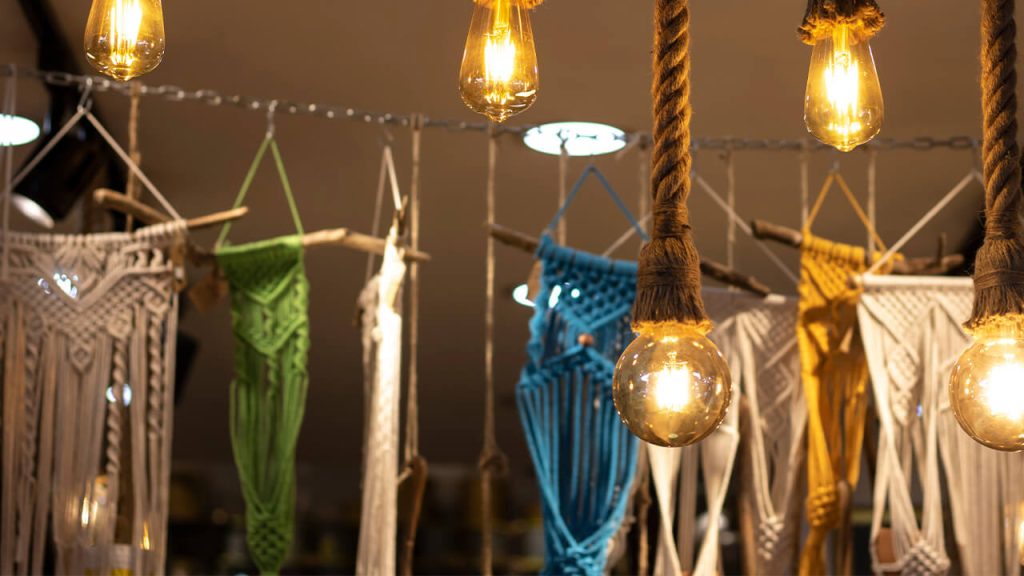 委託販売先のマクラメ